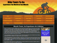 Tablet Screenshot of abiketour.com